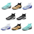 thumbnail image 4 of 2023 Hot-Selling Football Boots Men's Soccer Cleats TF/FG Kids Wear-Resistant Training Shoes Outdoor Non-Slip Sneakers Size34-46 WJS-1126-C-Green 45, 4 of 6
