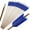 Blue, variant on 12pcs 33 Inch 4-foot Bamboo Arrows For Outdoor Shooting, Long Haired Arrows, Traditional Recurve Bow Arrows