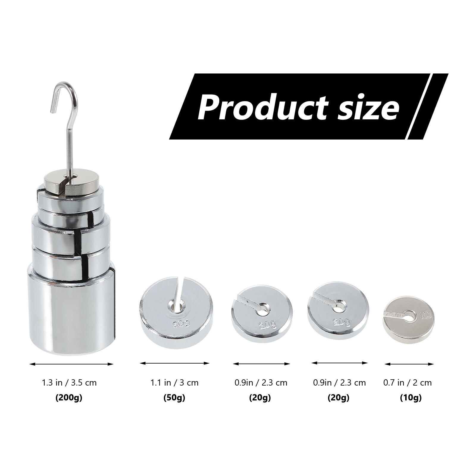 Physics Experiment Slotted Weights Set Steel Laboratory 15-Piece ...