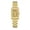 Gold Steel Belt Gold Surface, variant on Fashion Watch for Women Square Leather Strap Women's Ins Style Korean Business Quartz Watch Trendy Women's Wristwatch Unique Creative Design