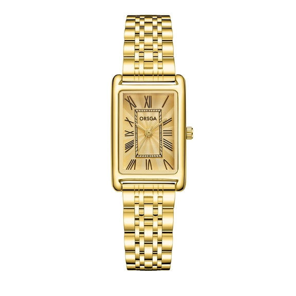 Fashion Watch for Women, Square Steel Band, Korean Style Business Quartz Watch, Trendy Women's Wristwatch, Unique Creative Design