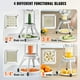 thumbnail image 3 of Picadora de verduras y frutas VEVOR Commercial con 4 cuchillas de acero inoxidable, 3 of 9
