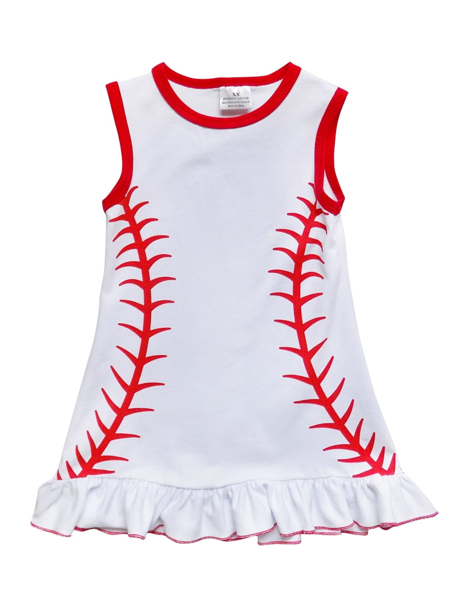 baby girl baseball romper