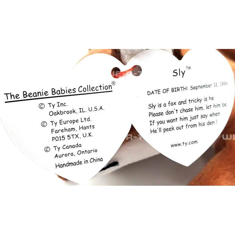 Ty Beanie Babies Collection | Sly the Fox With White Belly Ty Beanie Babies Collection | Sly the Fox With White Belly