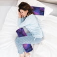 thumbnail image 6 of Cylindrical Pillow Decorative Neck Roll Pillow with Removable Washable Cover Roll Pillow for Knee Leg Neck Purple Rose, 6 of 7