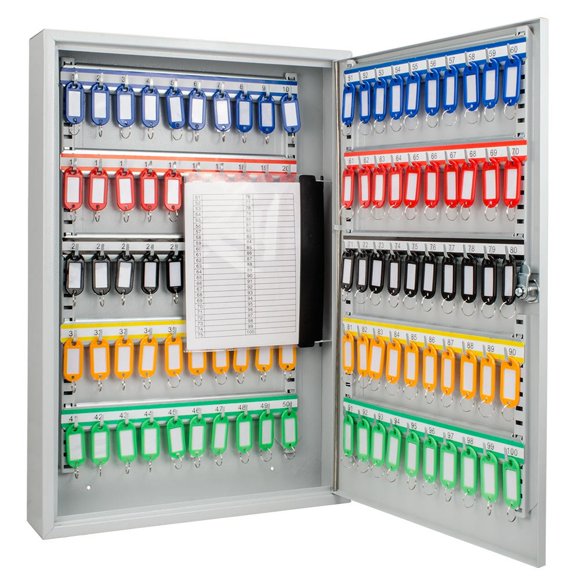 winbest Barska 100 Key Wall Mount Security Cabinet Key Lock 12.5" x 9" x 3"