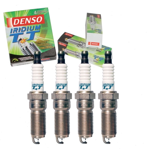 4 pc DENSO Iridium TT Spark Plugs compatible with Chevrolet Malibu 2.0L L4 2013-2015
