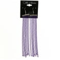 thumbnail image 2 of Mi Amore Dangle-Earrings Silver-Tone/Purple, 2 of 4
