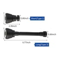 thumbnail image 2 of 360 Rotatable Tap Head Faucet Extender Splash-proof Kitchen Tap Sprayer With 3 Modes Water Saving Black Copper Water Tap Head, 2 of 5
