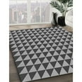 thumbnail image 3 of Ahgly Company Machine Washable Indoor Square Transitional Black Area Rugs, 7' Square, 3 of 7