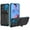 Blue, variant on Cutyskin iPhone 17 Pro Max Armor Case with Hidden Card Holder Detachable Wallet Cover, Built-in Kickstand, Camera Lens Protection, Tough Rugged Shockproof Phone Case,Black