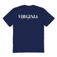 thumbnail image 1 of Virginia Graphic Navy Men's Cotton T-Shirt, 1 of 1