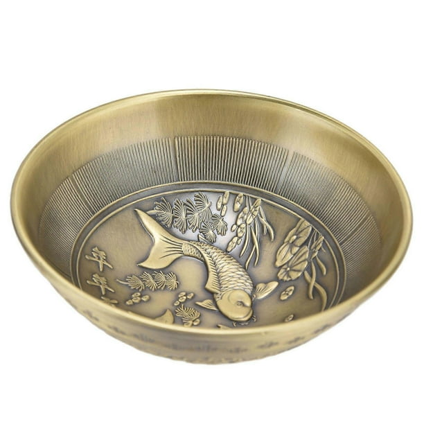 Retro Home Incense Burner Copper Alloy Smoked Incense Burner Holder for Study Room Entrance Hall,Bronze