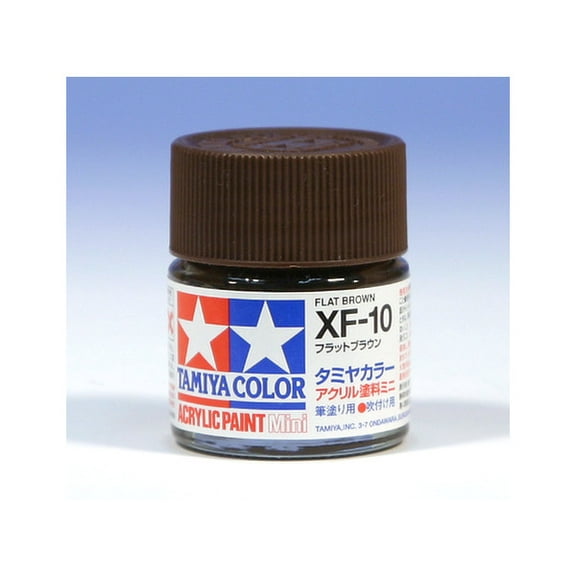 Tamiya Color Mini XF-10 Flat Brown Acrylic Paint 10ml