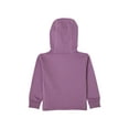 thumbnail image 2 of Hanes Pure Comfort Baby Lightweight French Terry Full-Zip Hoodie, Organic Cotton, Boys & Girls Tinted Lavender 6MTH, 2 of 3