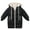 Black, variant on GERsome Girls' Winter Jacket - Bubble Puffer Parka Coat Hood