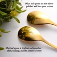 thumbnail image 2 of YQHWQ Dessert Teaspoon Set of 8 Gold 7-inch Gold Demitasse Espresso Spoon Inch Demitasse Spoon Inch Gold Demitasse Espresso Spoon Handle Mini Coffee Spoon, 2 of 5