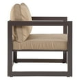 thumbnail image 5 of Modway Fortuna Outdoor Aluminum Armchair, Brown Mocha, 5 of 7