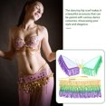 thumbnail image 3 of WEUVEB 1Jgo Conjunto Para Danza Con Falda Y Chal De Cadera Con Lentejuelas Y Alas Prop Surtidas, 3 of 6