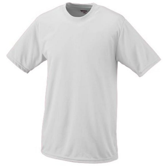 790A T-Shirt à Mèche Adulte&44; Blanc&44; 3X