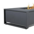 thumbnail image 4 of Bowery Hill Contemporary 52" x 26" Aluminum Propane Fire Table in Gray, 4 of 7