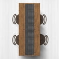 thumbnail image 2 of Creative Products Sketch Stripes Black 16x72 Poly Twill Table Runner, 2 of 3