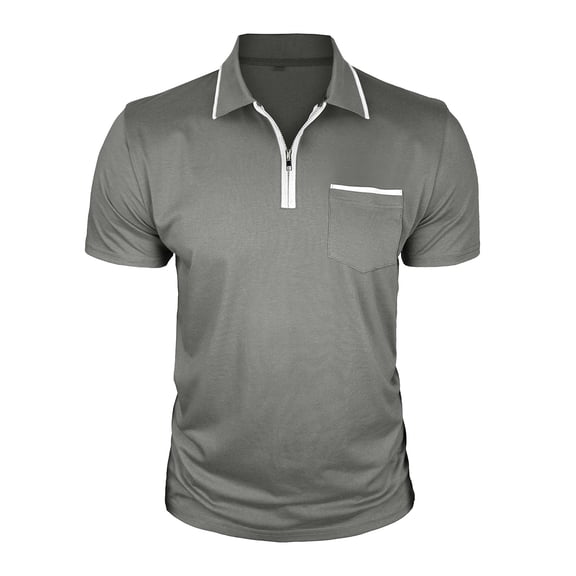 Betivan Men's Solid Button-front Shirt Turndown Collar Single Pocket Summer Breathable Casual Daily Outdoor Vacation Leisure Fashion Basic Versatile Top