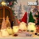 thumbnail image 2 of Muñeco elfo de Navidad de 30 cm con luz LED de noche, decoraciones navideñas para el hogar, Navidad 2025, regalos de Año Nuevo para niños, 2 of 5