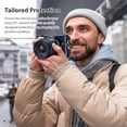 thumbnail image 3 of Tignapoo Magnetic Closure PU Camera Case with Detachable Strap for Sony ZV1, Available in Black, White, or Brown, 3 of 6