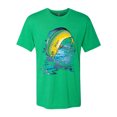thumbnail image 2 of Wild Bobby, Mahi-Mahi Fish Catching Small Fish Animal Lover Mens Premium Tri Blend T-Shirt, Envy, Small, 2 of 3