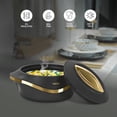 thumbnail image 4 of MILTON Insulated Casserole Dish 3-Pc Set – 2.1/1.5/1 qt, Black Gold, 4 of 7