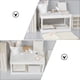 thumbnail image 5 of Estante de almacenamiento simple de doble capa, 1 pieza, para escritorio (blanco), 5 of 7