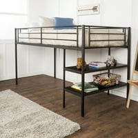 Mainstays Ansley Metal Twin Low Loft Bed
