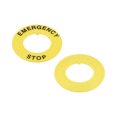 thumbnail image 3 of Uxcell 40mm OD 22mm ID Stop Sign For Push Button Switch 2 Pack, 3 of 3