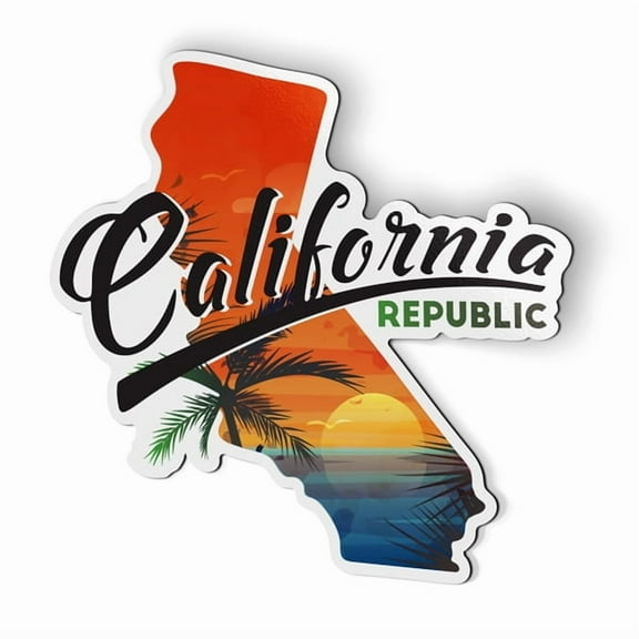 California Republic - 5.5" Magnet for Car Locker Refrigerator