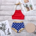 thumbnail image 2 of Gerichy Toddler Girl Swimsuit,Girls Bathing Suit Girls' Swimsuit Set Tankini Bathing Suit Bikini Two-Piece Sets Swimwear Rash Guard UPF 50+ Sun Protection, 2 of 7