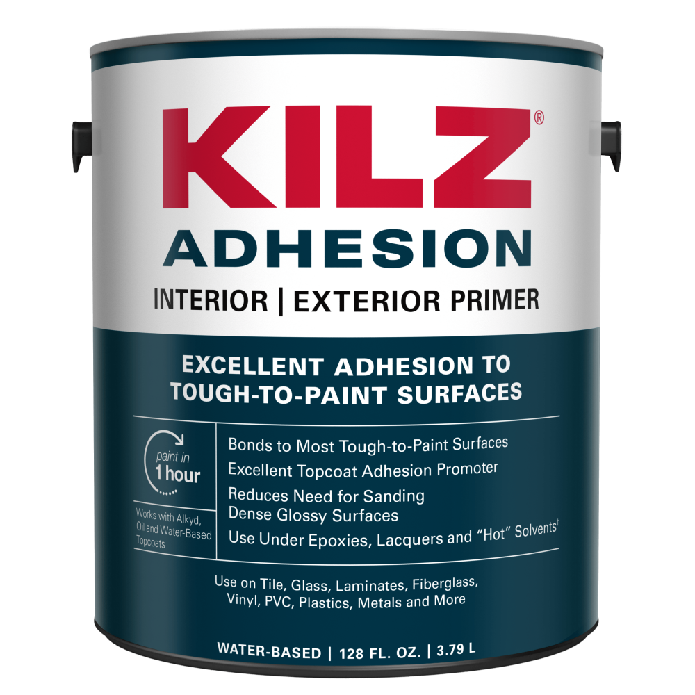 KILZ Adhesion HighBonding Interior/Exterior Latex Primer/Sealer, White