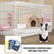 thumbnail image 2 of 4pcs Guinea Pig Cage Liners Washable Guinea Pig Pee Pads Small Animals Rabbit Pee Pads Mixed Style, 2 of 2