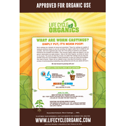 Life-Cycle-Organics 100% Granular Worm Castings Soil Amendment, 20 oz