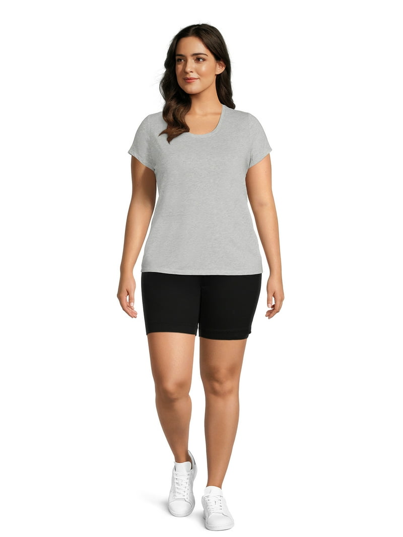 【INCHANT ME】Two Pintuck Brushed Shorts INCHANT ME】Two Pintuck Brushed Shorts Just My Size Women's