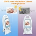 thumbnail image 3 of Baby Monitor, Video Baby Monitor with Camera- Wireless Video Monitor for Baby Safety- with Infrared Night Vision/Two Way Talkback/Temperature Monitor/Lullaby-play, 3 of 7