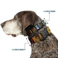 thumbnail image 2 of Star Wars Pet Collar, Dog Collar Plastic Buckle, Star Wars the Force Awakens Character and Icons Multi Color, 11 to 16.5 Inches 1.0 Inch Wide, 2 of 8