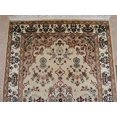 thumbnail image 4 of AHMEDANI Exclusive Cream Ivory Touch Flower Lovely Area Rug Hand Knotted Wool Silk Carpet (6 X 4)', 4 of 9