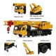 thumbnail image 2 of Toy Crane Lifter 360 Degress Rotate Work Platform Crane with 4 Front Wheel Steering Engineering Car Model Gift for Kids, 2 of 5
