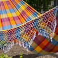 thumbnail image 4 of Authentic Brazilian Tropical Hammock - Double (Carnival), 4 of 5