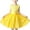 Yellow, variant on Flower Girl Dresses Fashion Long Sleeve Crewneck A Line Princess Dress Girls Party Dress Size 4-15