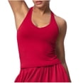 thumbnail image 2 of ZyeKqe Workout Tank Tops for Women Summer Going out Crop Tops Halter Backless Sleeveless Gym Athletic Yoga Shirts, 2 of 5