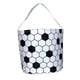 thumbnail image 4 of Bolsas para la búsqueda de huevos de Pascua, cestas de conejo de Pascua, bolsas para compras, bolsas para recuerdos de fiesta Fútbol blanco, 4 of 9