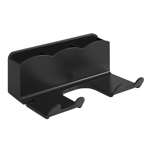Soporte para secador de pelo Matsuzay montado en la pared negro