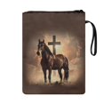 thumbnail image 2 of HELLHERO Paperback Book Cover for Friend, Carrying Book Case, Lightweight, Protector Wrap Bag for Classroom Library, Horse Holy Cross, 2 of 8